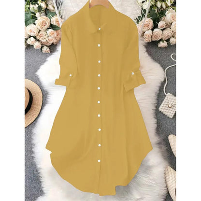 🎉 50% OFF! 👚 Viral Asymmetric Button-Up – Fluid Ease, Layering Perfection ✨