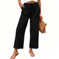 Women's Casual Wide-Leg Drawstring Pants