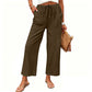 Women's Casual Wide-Leg Drawstring Pants