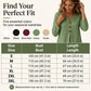 Women's Elegant V-Neck Top with Buttons
