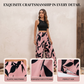 Women's Printed High-Waisted Wide-Leg Pants