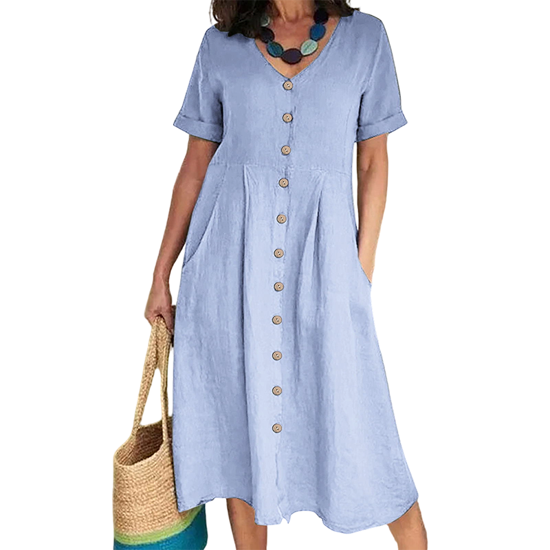 🎉 LIMITED TIME 50% OFF! 💕Flowy Summer Midi Dress