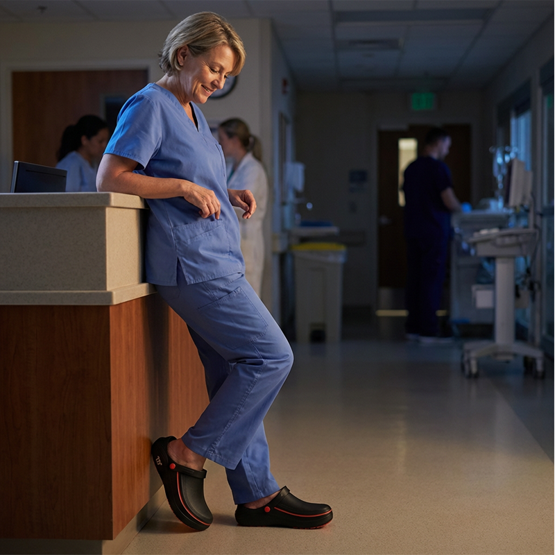 👟🍳 50% OFF! Non-slip kitchen & work shoes – water- & oil-resistant, breathable & comfortable; ideal for chefs, doctors & healthcare workers 🏥✨