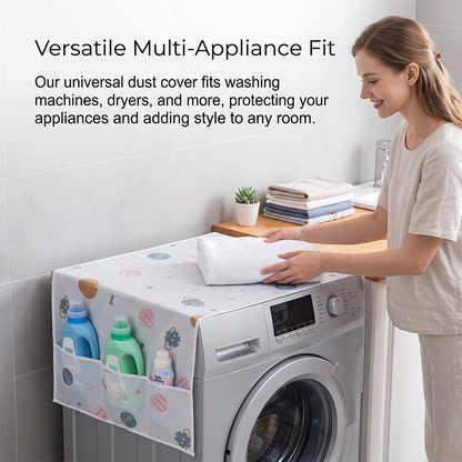 🧊 BUY 1 GET 1 FREE! 🛡️ Refrigerator Top Dust Cover – Dust-proof, wipe-clean & universal fit – Keeps your fridge top spotless & protected ✨