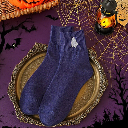 🎉 2026 Sale — Over 34,000 Sold! 🎃 Breathable Halloween Crew Socks – Pumpkin Detail & Unisex Fit 🧦