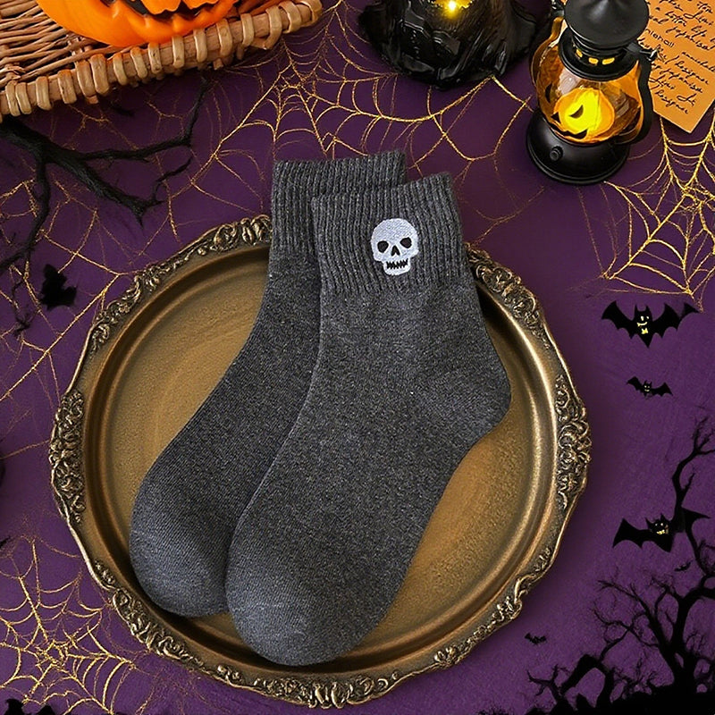 🎉 2026 Sale — Over 34,000 Sold! 🎃 Breathable Halloween Crew Socks – Pumpkin Detail & Unisex Fit 🧦
