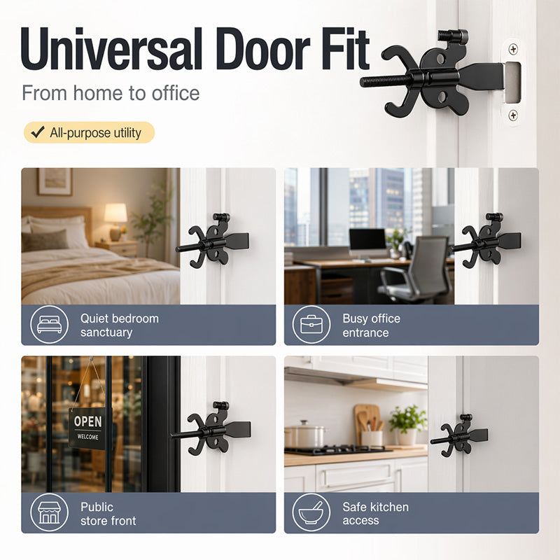 Portable Stainless Steel Travel Door Stopper
