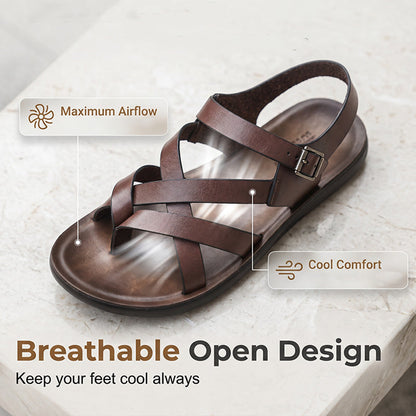 ⏳Time-Limited Special⏰Men Roman Sandals Summer Casual Soft Sole Beach Shoes