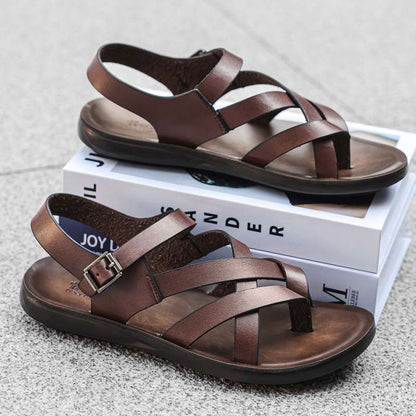 ⏳Time-Limited Special⏰Men Roman Sandals Summer Casual Soft Sole Beach Shoes