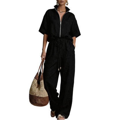 Women's Casual Top and Pants Set