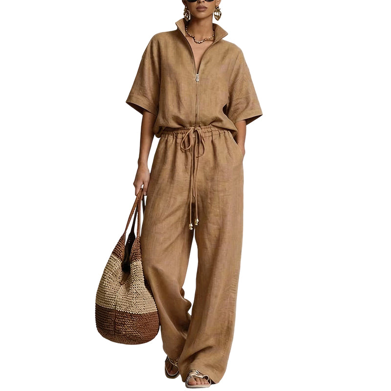 Women's Casual Top and Pants Set