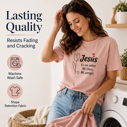 🎉 LIMITED TIME 50% OFF! 👕 Faith Letter Print Tee – Soft Daily Inspiration ✨