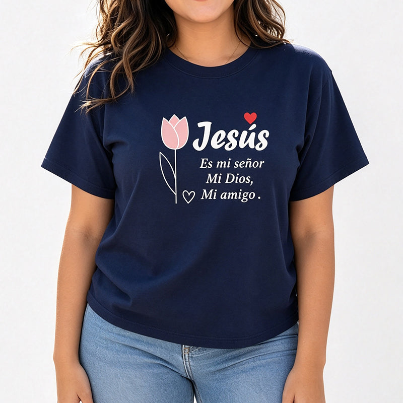 🎉 LIMITED TIME 50% OFF! 👕 Faith Letter Print Tee – Soft Daily Inspiration ✨