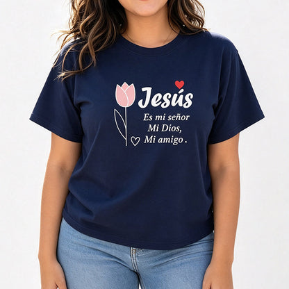 🎉 LIMITED TIME 50% OFF! 👕 Faith Letter Print Tee – Soft Daily Inspiration ✨