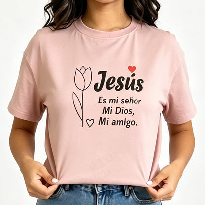🎉 LIMITED TIME 50% OFF! 👕 Faith Letter Print Tee – Soft Daily Inspiration ✨