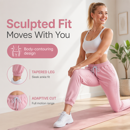 Women's Slim Fit Joggers 👖 Sleek, Stretchy & Ready to Move – Your Go-To for Laid-Back Days ✨
