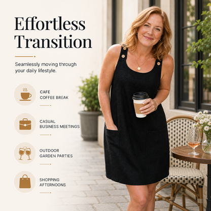Women's Sleeveless Tank Dress with Pockets