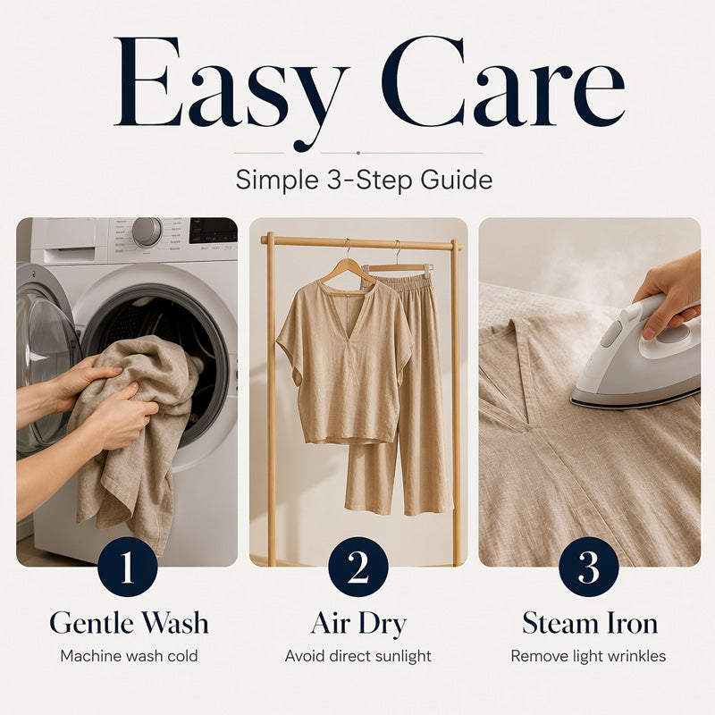⌛Limited-Time Offer-Women Casual Cotton Linen Loungewear Set