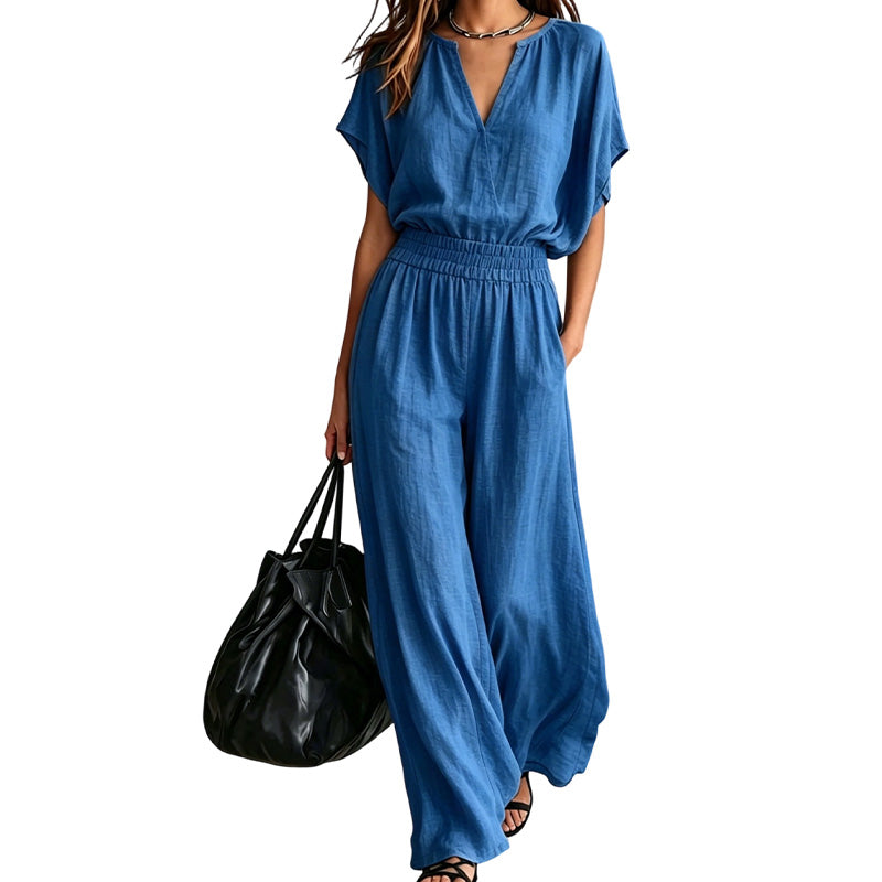 ⌛Limited-Time Offer-Women Casual Cotton Linen Loungewear Set