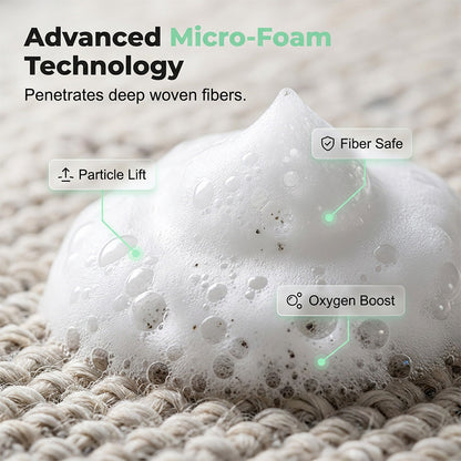 ⏳ Limited Time Buy 2 Get 1 Free - 50% OFF! ✨Waterless Carpet Foam Stain Remover with Towel