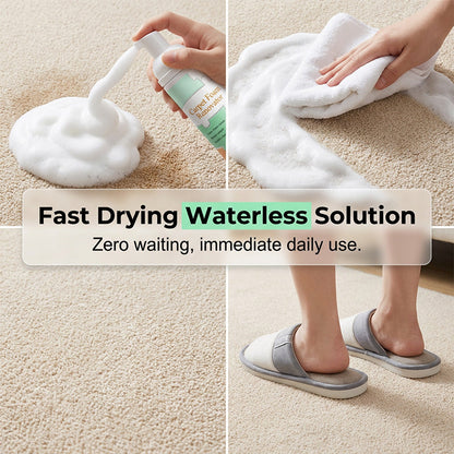 ⏳ Limited Time Buy 2 Get 1 Free - 50% OFF! ✨Waterless Carpet Foam Stain Remover with Towel
