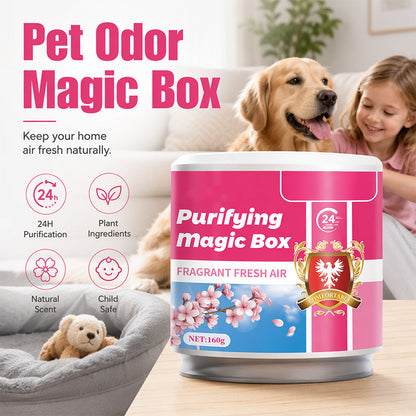Pet Odor Eliminator Gel 160g Purifying Magic Box
