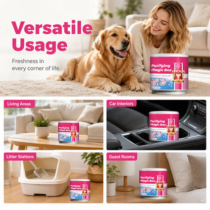 Pet Odor Eliminator Gel 160g Purifying Magic Box