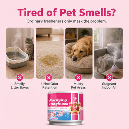 Pet Odor Eliminator Gel 160g Purifying Magic Box