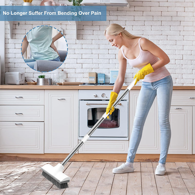 Bathroom Squeegee & Floor Brush Tool