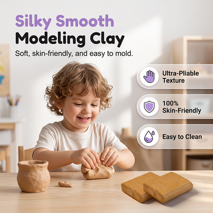 🏺🪐Kids Electric Pottery Wheel Kit with Foot Pedal, Clay & Paints