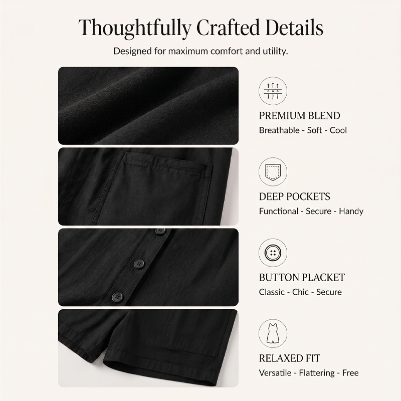 Women's Summer Stand Collar Romper