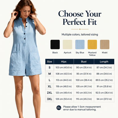 Women's Summer Stand Collar Romper