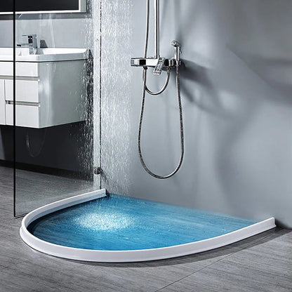🏆 Last Day Special Price ! 🚿Self‑Adhesive Water Retaining Strip – Flexible Shower Water Barrier Dam, Stop Bathroom Water Splashing & Flooding for Wet‑Dry Separation