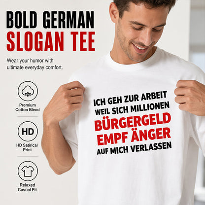 📢📢50% OFF !! ⏰Men's Casual Crewneck Funny Slogan Top