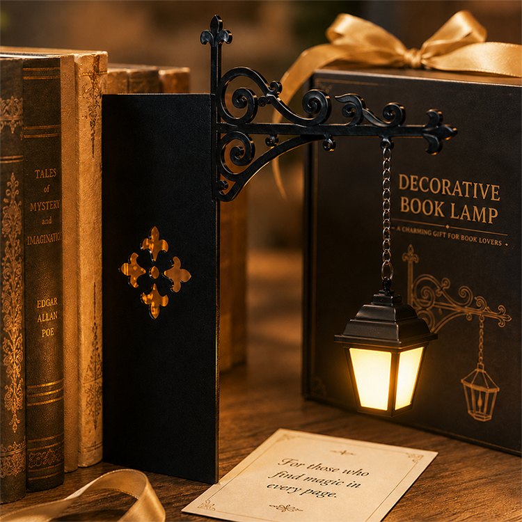 Miniature Retro Streetlight Bookend Light