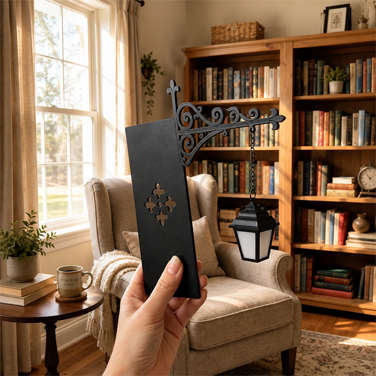 Miniature Retro Streetlight Bookend Light