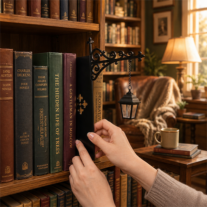 Miniature Retro Streetlight Bookend Light