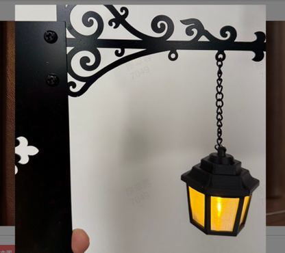 Miniature Retro Streetlight Bookend Light