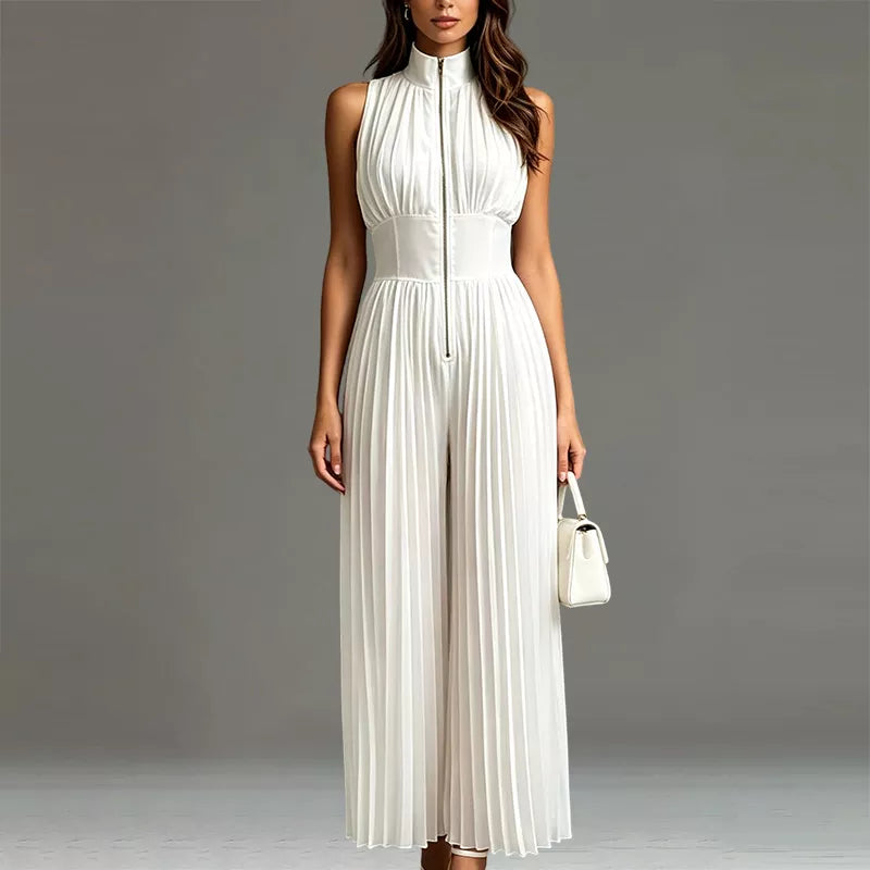 ⏳🔥LIMITED-TIME 50% OFF! ⏰Flowing Pleated Jumpsuit