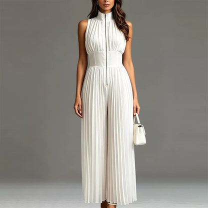 ⏳🔥LIMITED-TIME 50% OFF! ⏰Flowing Pleated Jumpsuit