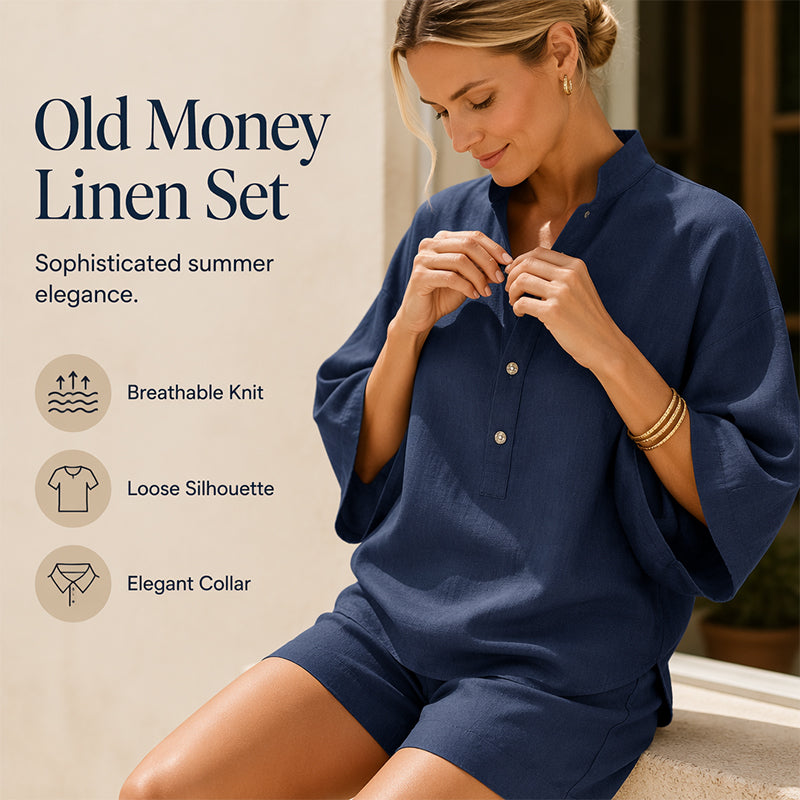 ⌛Limited-Time Offer-Women's Minimalist Casual Top & Shorts Set