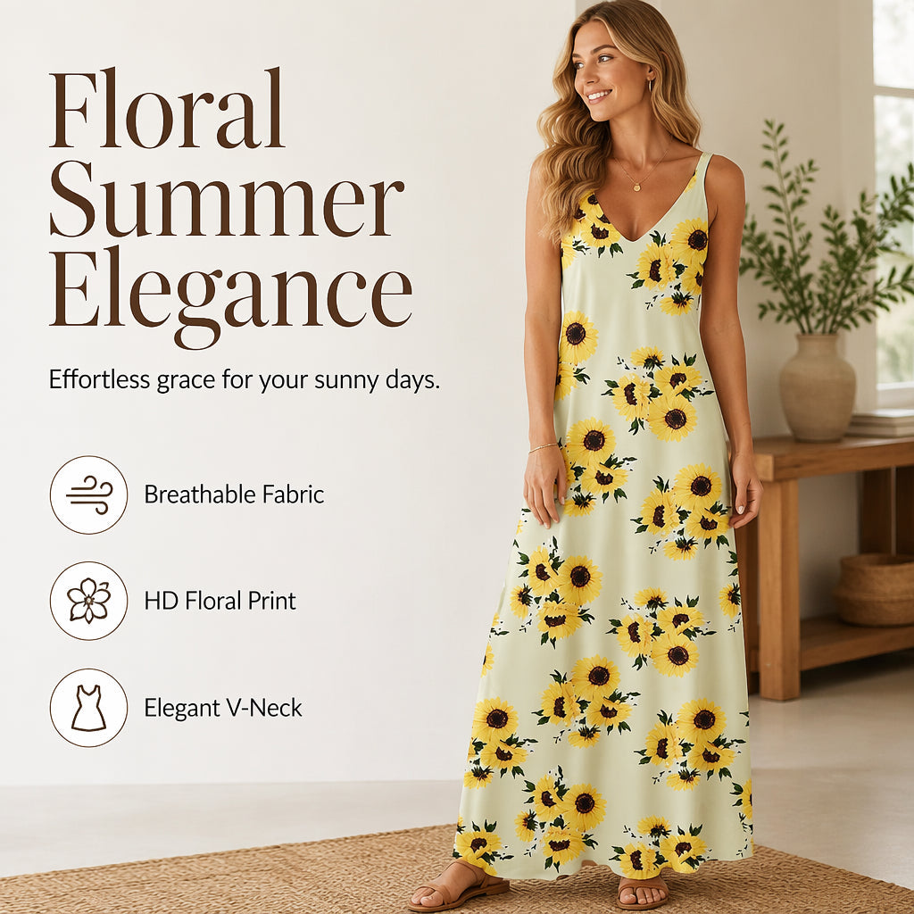⏰Special offer on new products today only-Flowy Vacation Maxi Dress