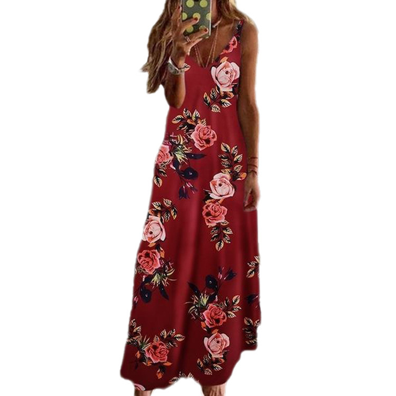 ⏰Special offer on new products today only-Flowy Vacation Maxi Dress