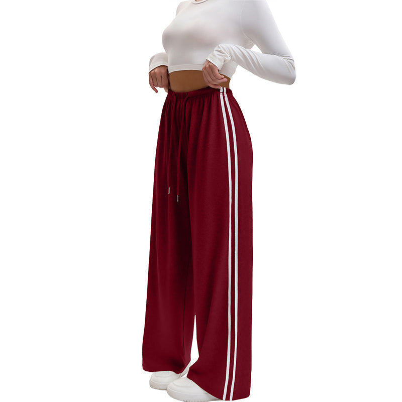 ⏳Time-Limited Special⏰Women's  Chic Striped Drawstring Track Pants