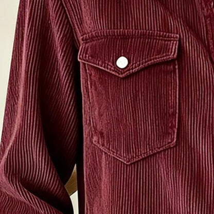 Bestseller🏆 Flap-Pocket Button-Front Top – Soft Ribbed Knit & Timeless Design for Everyday Comfort