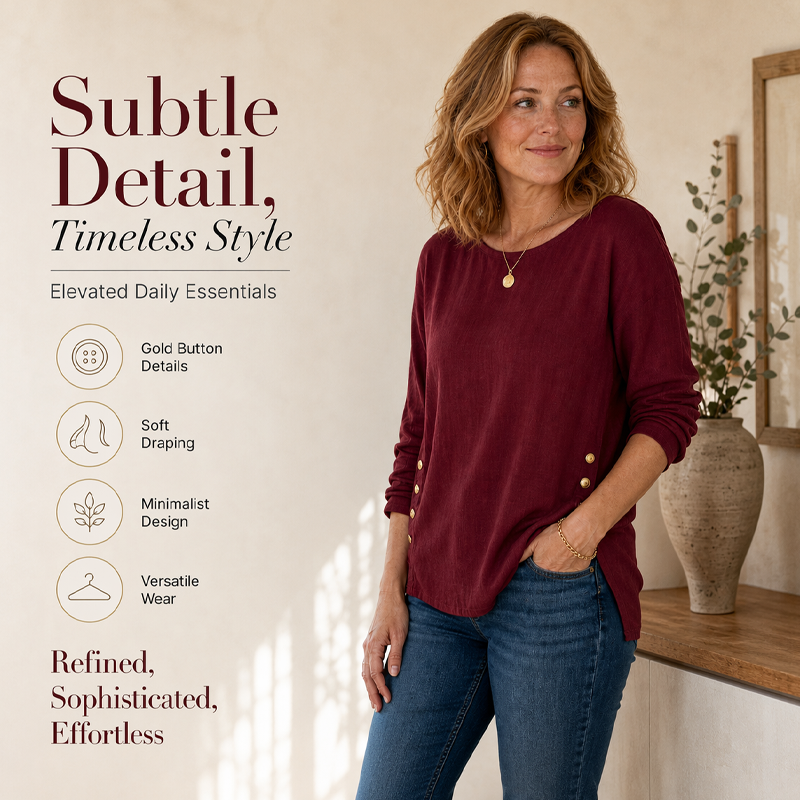 ✨🛍️Fresh Drop - Relaxed Fit Linen Top – Breezy Comfort & Classic Style for Casual Days 🍃