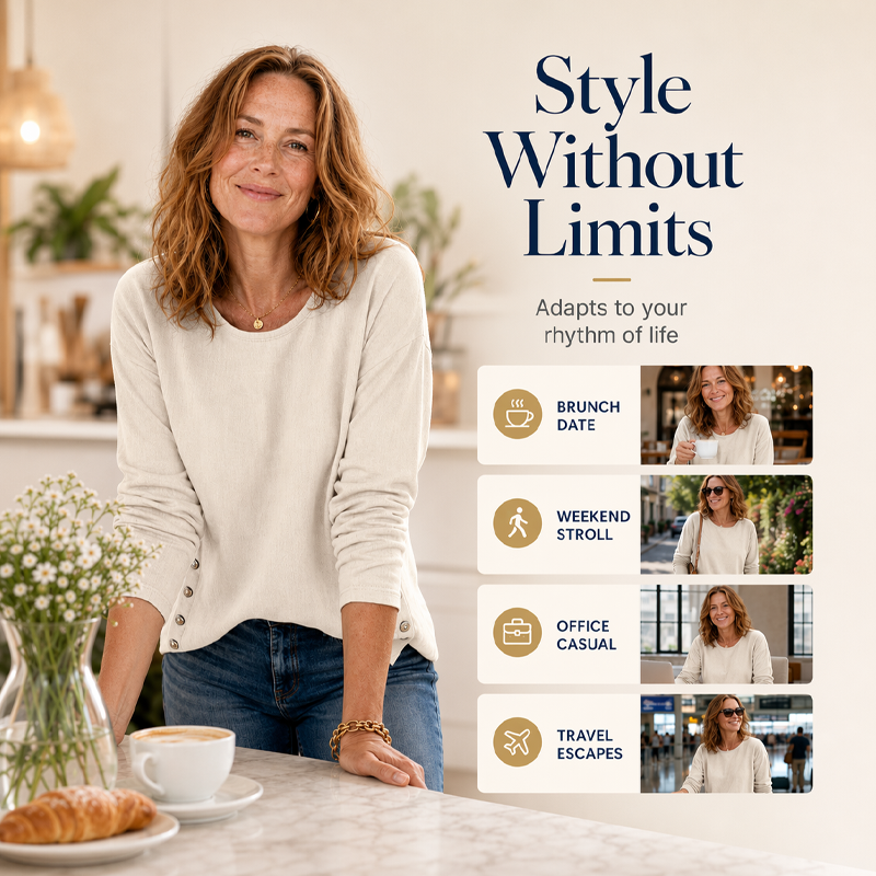 ✨🛍️Fresh Drop - Relaxed Fit Linen Top – Breezy Comfort & Classic Style for Casual Days 🍃