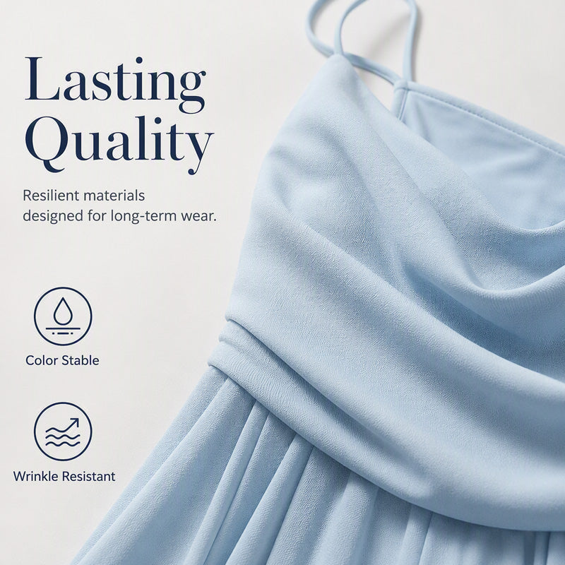 👗✨ Women's Elegant Spaghetti Strap Maxi Dress – 50% OFF! Flowing silhouette, delicate straps, timeless elegance – perfect for summer & special occasions. 🔥🌸