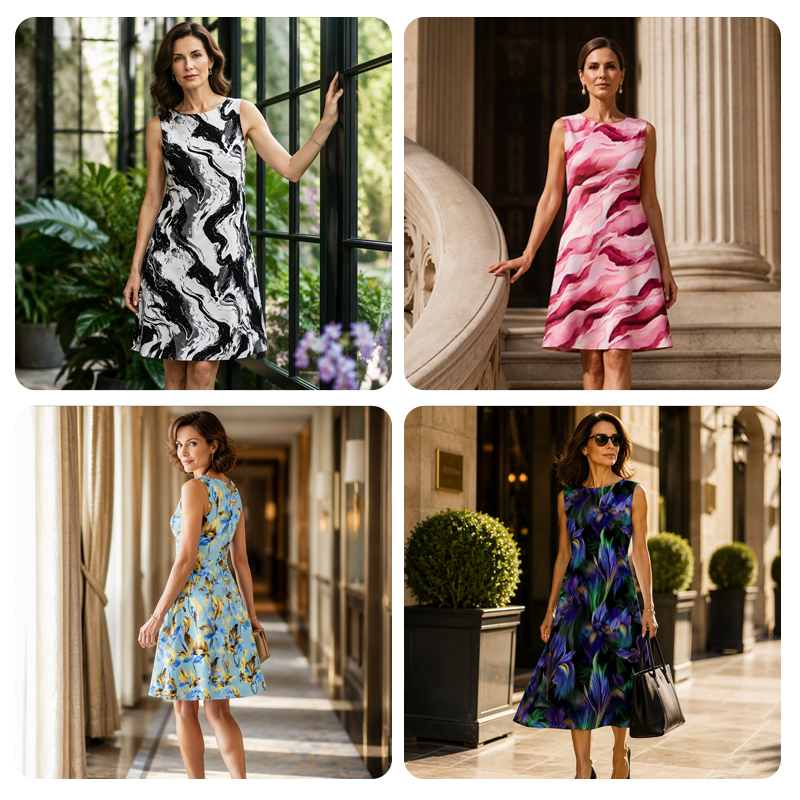 Effortless Leopard A-Line Dress