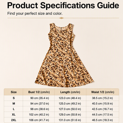 Effortless Leopard A-Line Dress